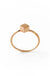 Cube 18k rose gold ring