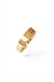 Marquise Brown Diamonds Band Ring in 18k yellow gold with brown diamonds, handcrafted by Sansoeurs.