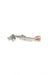 Long Wife Morganite Gold Earring in 18k white gold with diamonds, topaz and morganite, designed by Sansoeurs.
