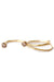 Double Miki Brown Diamonds Gold Ring
