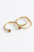 Double Miki Brown Diamonds Gold Ring in 18k yellow gold with brown diamonds, designed by Sansoeurs.