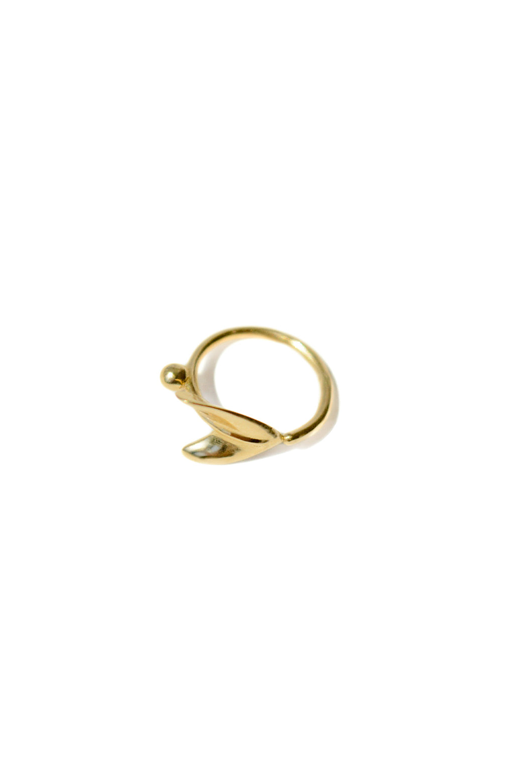 Aro Floral de oro 18K