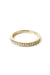 Half Pave gold ring