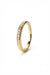 Half Pave gold ring