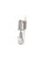 Wife Topaz Pendant in white 18k gold with diamonds and pear-shaped topaz, handcrafted by Sansoeurs.