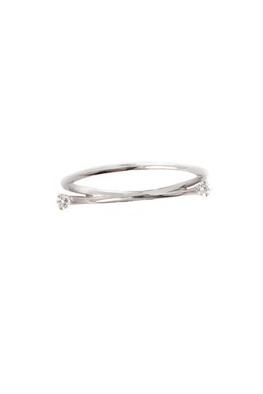 Anillo Toad en oro blanco