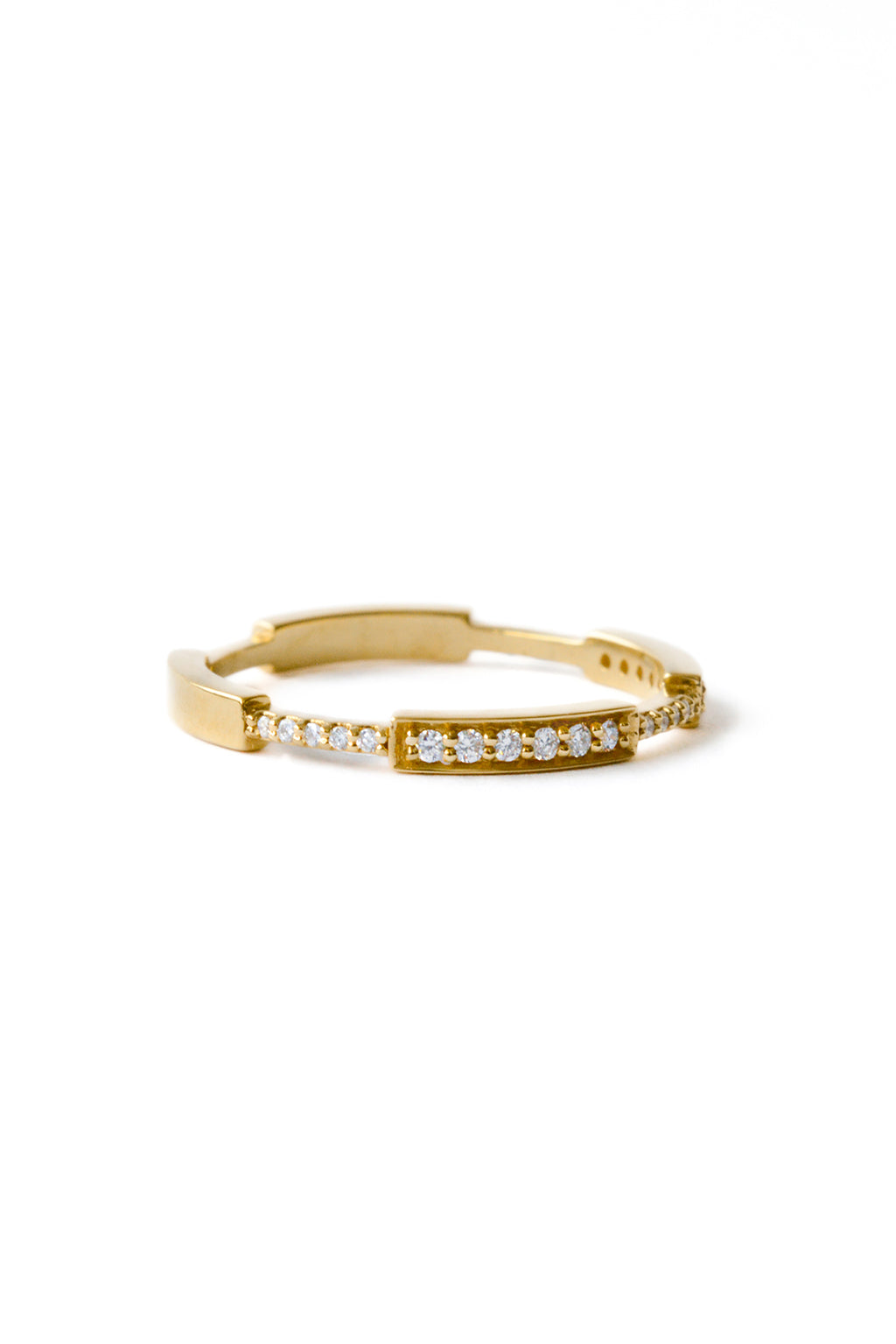 Anillo Moi-Moi de oro y diamantes
