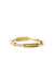 Moi-Moi ring in 18k gold with repeated segments, front view