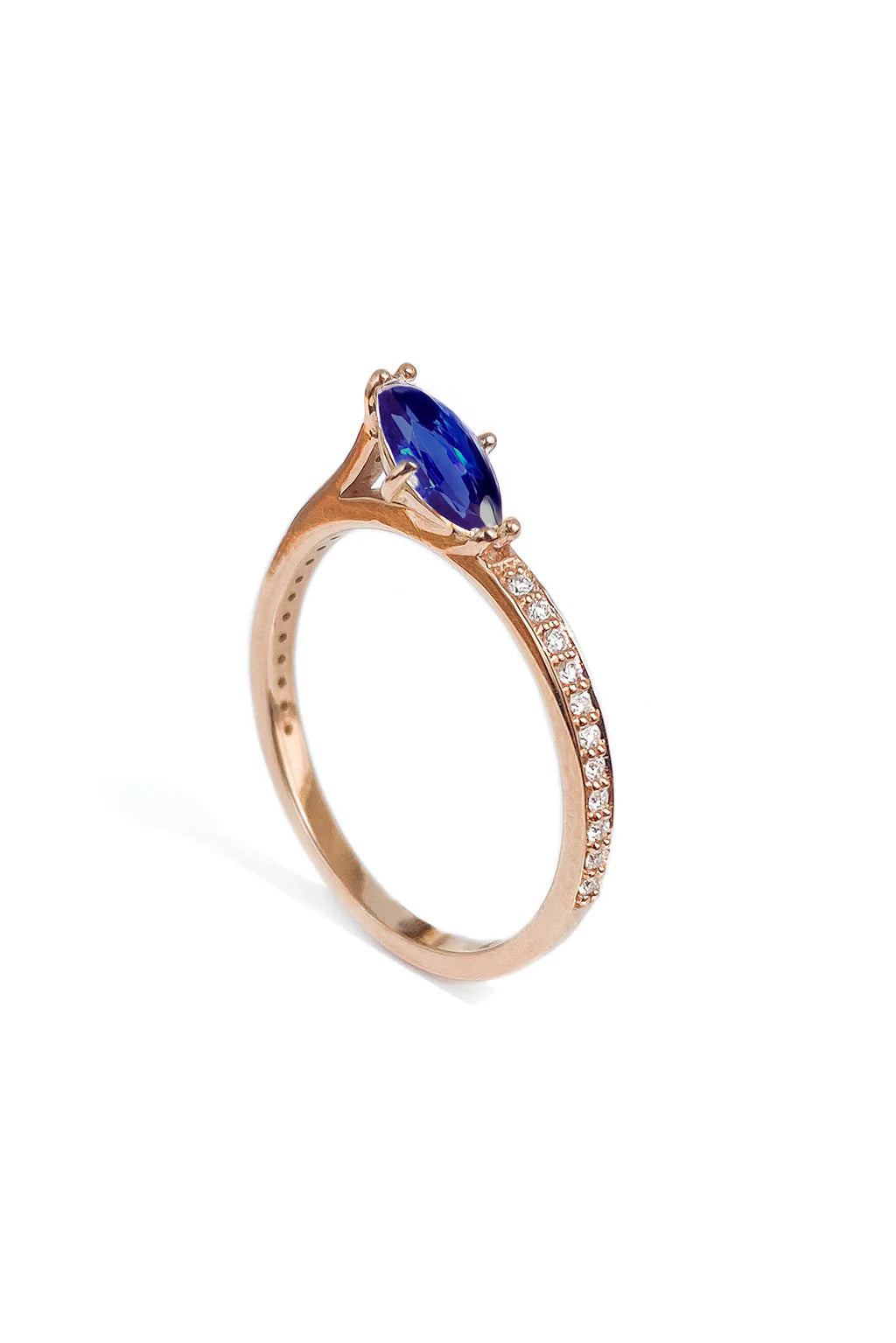 Anillo Ring the Belle Sapphire de oro