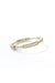 Moi-Moi ring in 18k gold with repeated segments, front view