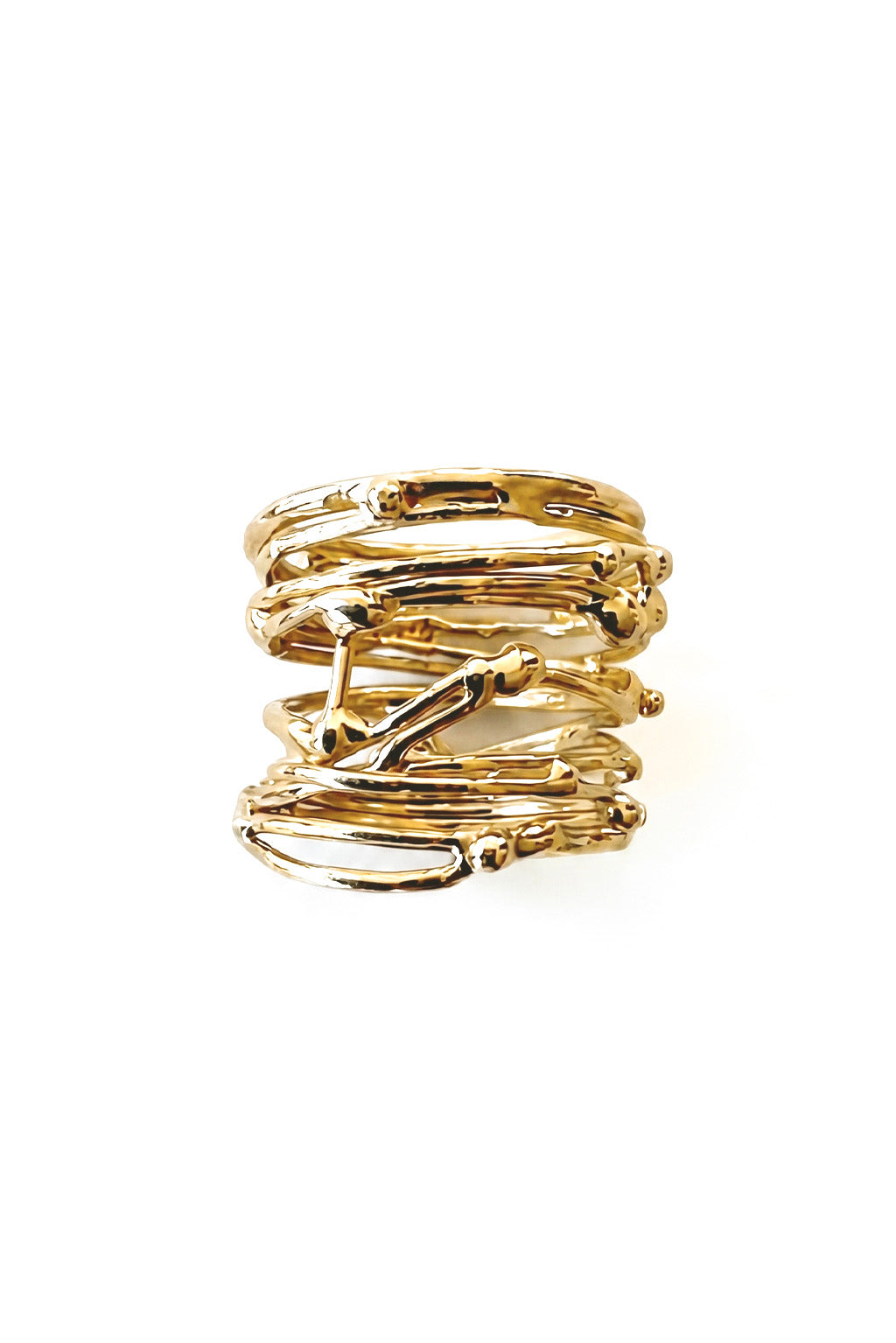 Root of Gold I: Prima, 14K gold ring