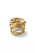 Root of Gold I: Prima, 14K gold ring