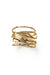 Root of gold II, Vena ring in 14k gold