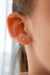 Baguette Gold and Diamond Baby Earrings