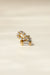 Baguette Gold and Diamond Baby Earrings