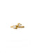 Box Gold and Diamond Baby Earrings