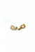 Bubbles gold and diamonds baby earrings by Sansoeurs, drop-shaped studs with diamonds