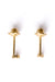 Bubbles Gold and Diamonds Baby Earrings