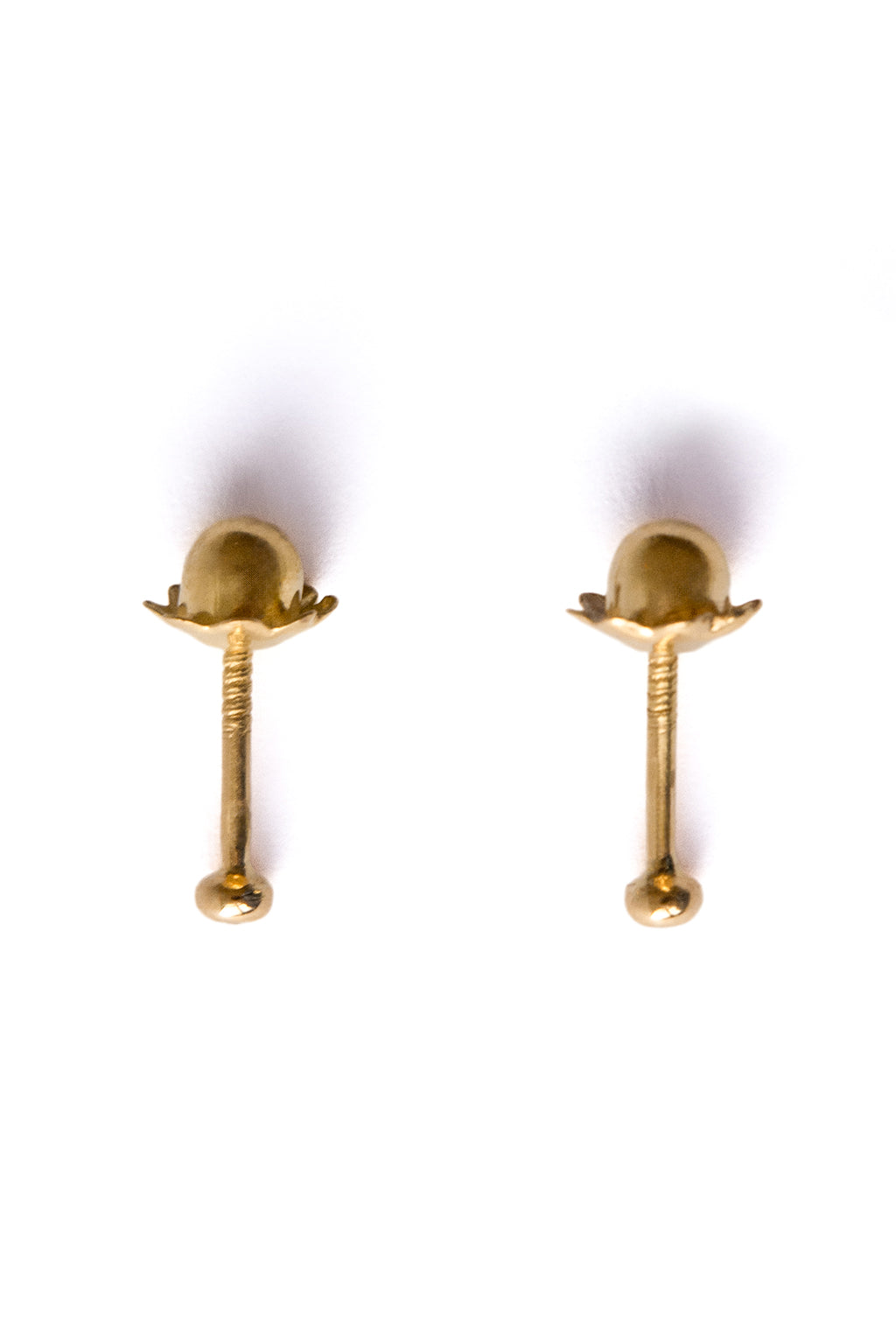 Eye Gold and Diamond Baby Earrings