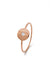 Sequin diamond 18k rose gold ring