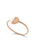 Sequin diamond 18k rose gold ring