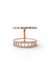 18k gold and diamond double ring