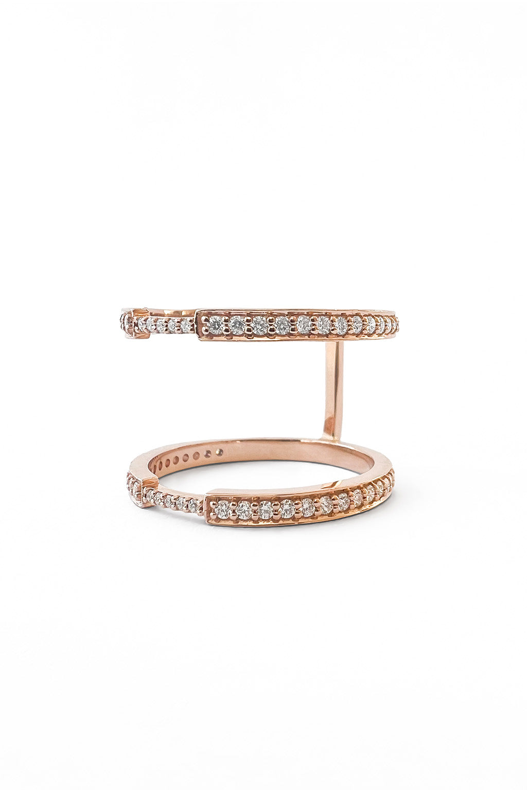 toi et moi diamond ring