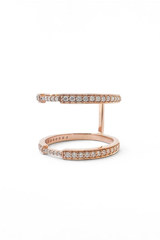 toi et moi diamond ring