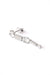 Topaz and Diamond Mobile earring in 18k white gold, with two topaz stones and diamonds designed by Sansoeurs.