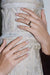 Marquise Brown Diamonds Band Ring in 18k yellow gold with brown diamonds, handcrafted by Sansoeurs, worn on model’s hand.
