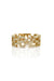 Anillo Middle Brick diamonds de oro