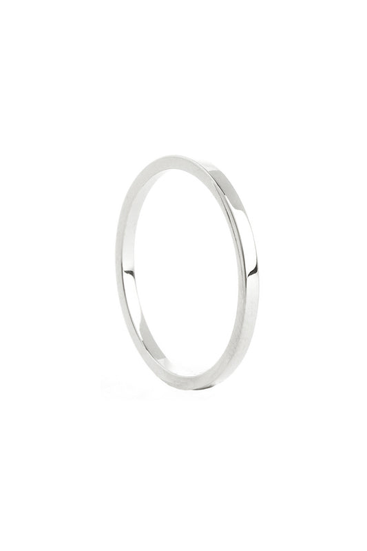 1 x 1'2 mm squared wedding band