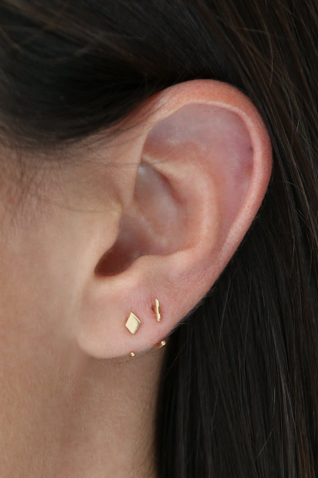 Bar gold piercing