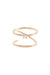Anillo Big double Spring de oro