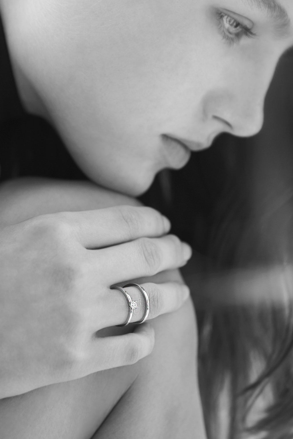 Anillo Big double Spring de oro