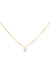 Small minibox gold necklace