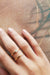 Anillo Big double Spring de oro