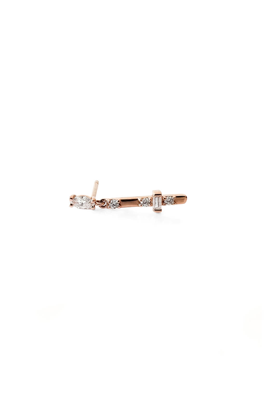 Pendiente Small Marquise Sword de oro