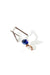 Pendiente Blue Sapphire Z de oro