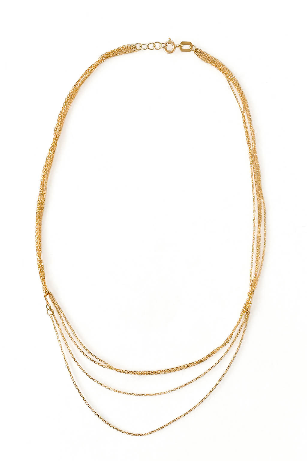 Collier Three Chains en or