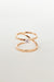 Anillo Big double Spring de oro