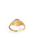 Sugar Signet Gold Ring in 18k gold with diamonds, handcrafted by Sansoeurs.
