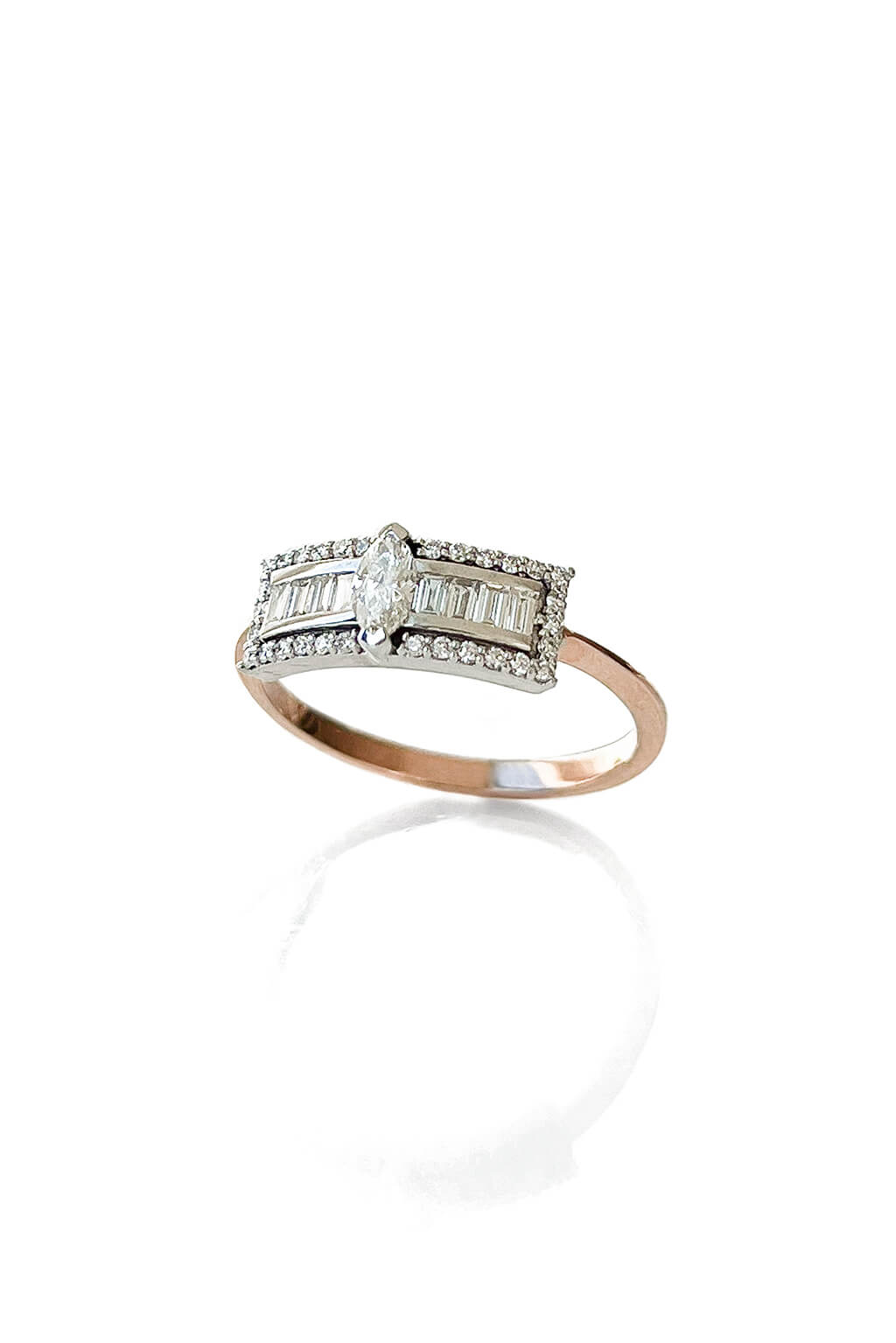 Bague Second Wife Marquise en or
