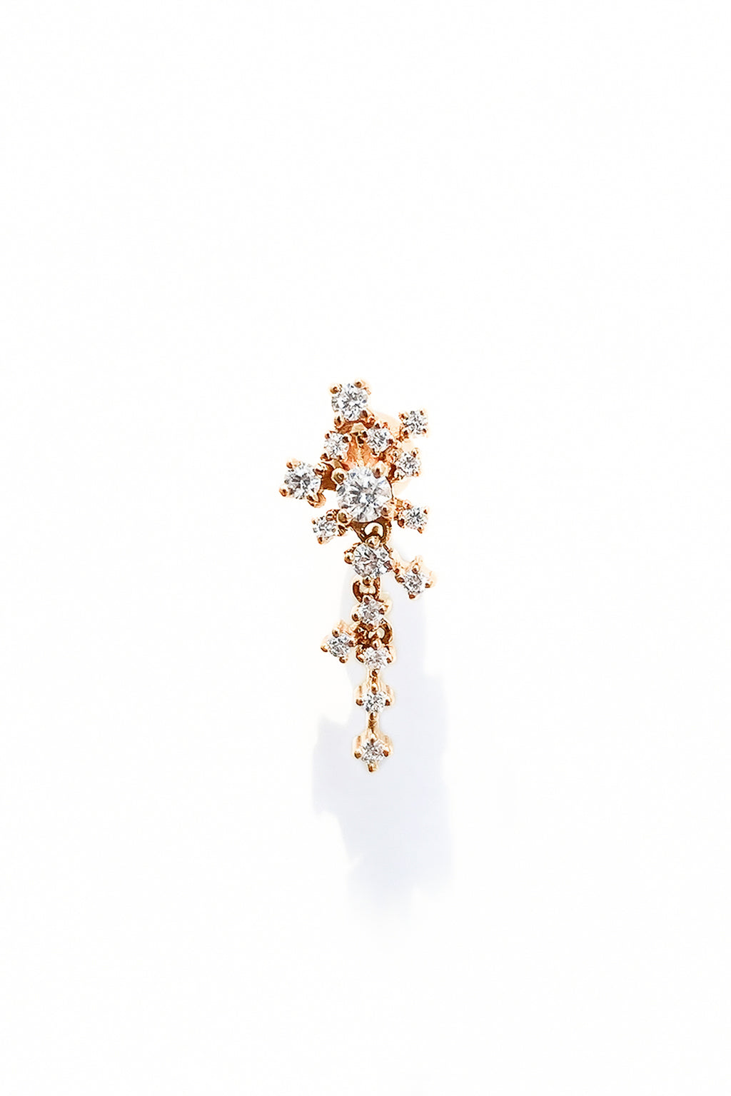 Stick Diamonds gold earring – Sansoeurs