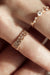 Irregular band diamonds gold ring
