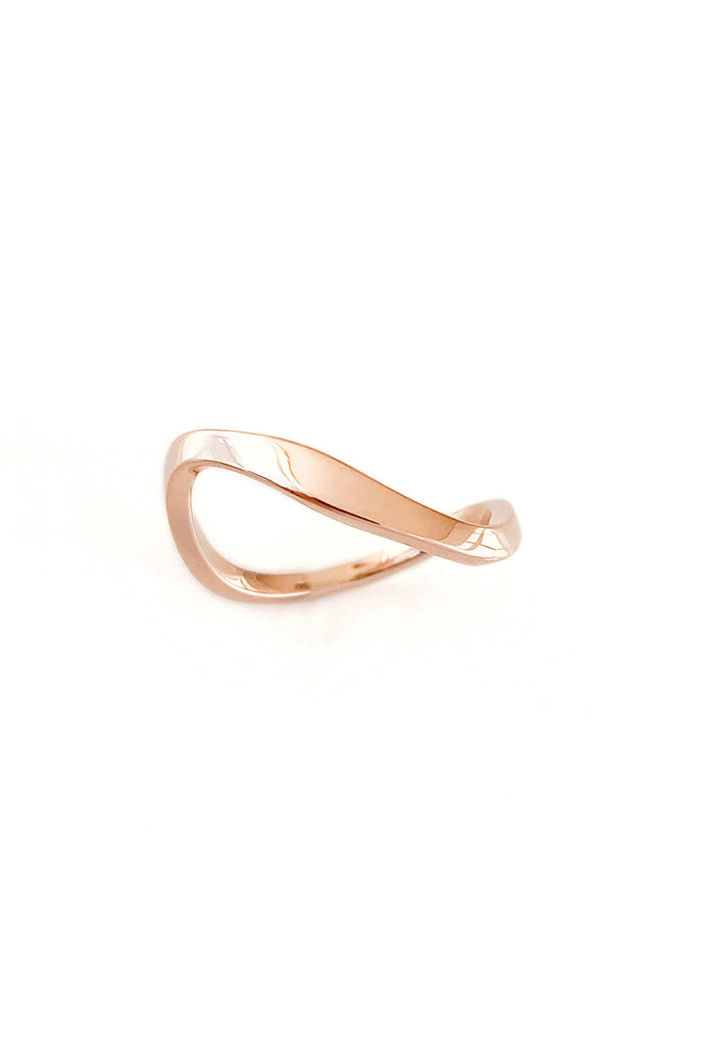 Wave Band gold ring