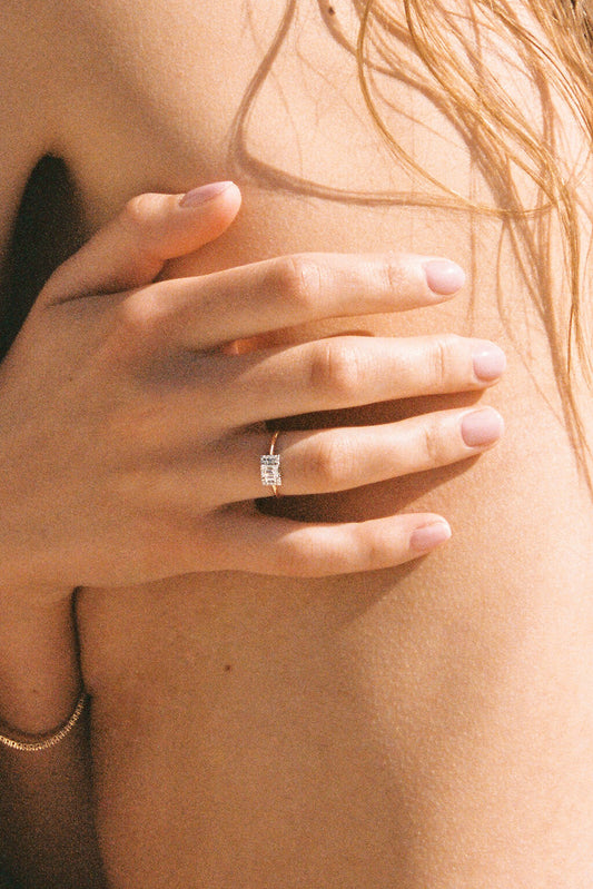 Bague Second Wife Emerald en or