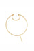 Pendiente Double Bangle de oro