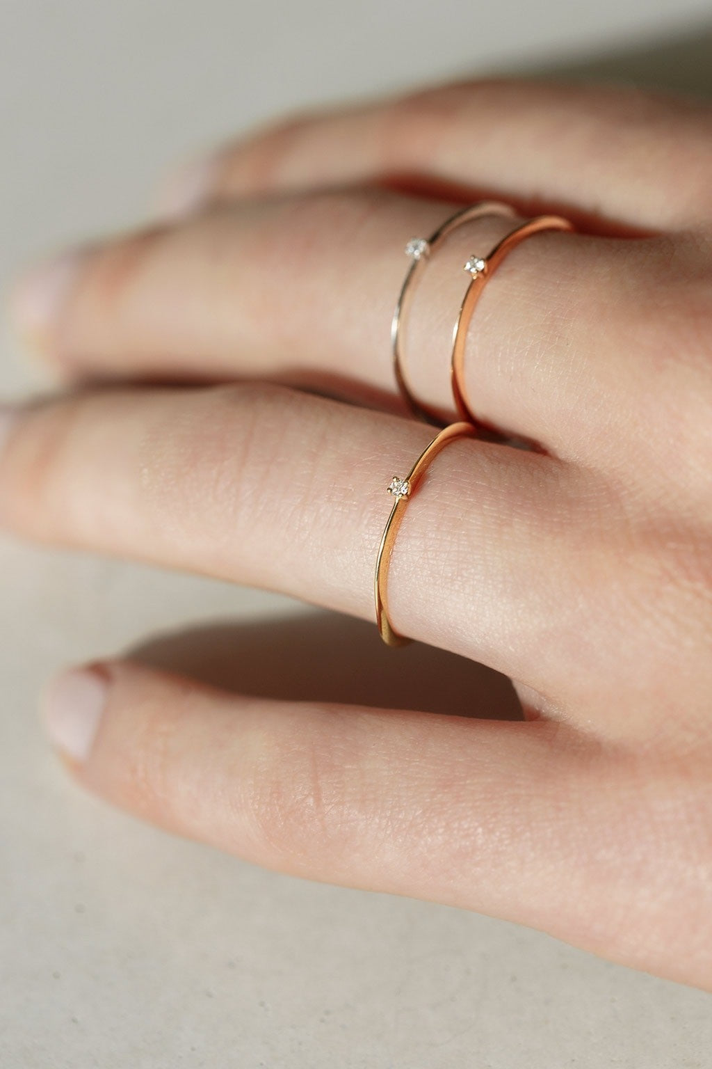 Anillo Single Très-Or 1'5 mm de oro